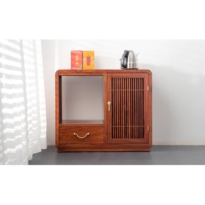 LQ0904 方圆茶水柜 刺猬紫檀