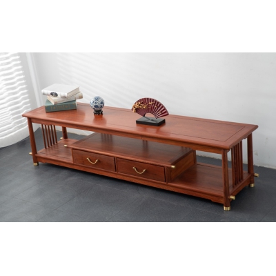 B0803 新中式电视柜 大果紫檀