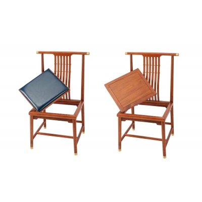 E1903 新明式餐桌带椅 大果紫檀