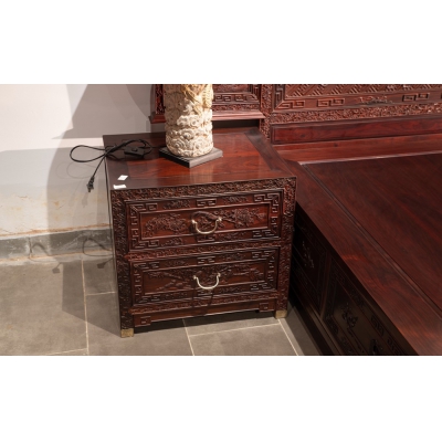 ML0101 雕花床 交趾黄檀