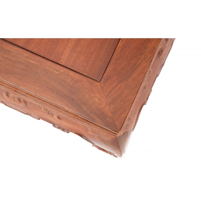 F3903 明式弯腿条几 缅甸花梨