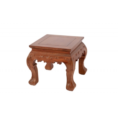 F3903 明式弯腿条几 缅甸花梨