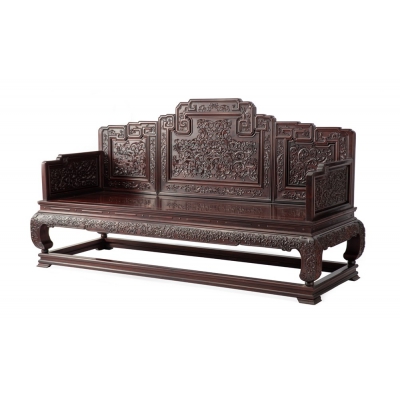 FA0415  国宾款沙发 染料紫檀